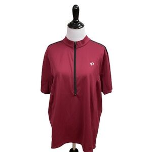 Pearl Izumi Men's Size XL 1/2 Zip Cycling Jersey Short Sleeves Bottle Pockets